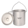 Titanium Cup with Lid and Handle 750ml/900ml/1100ml Z58093
