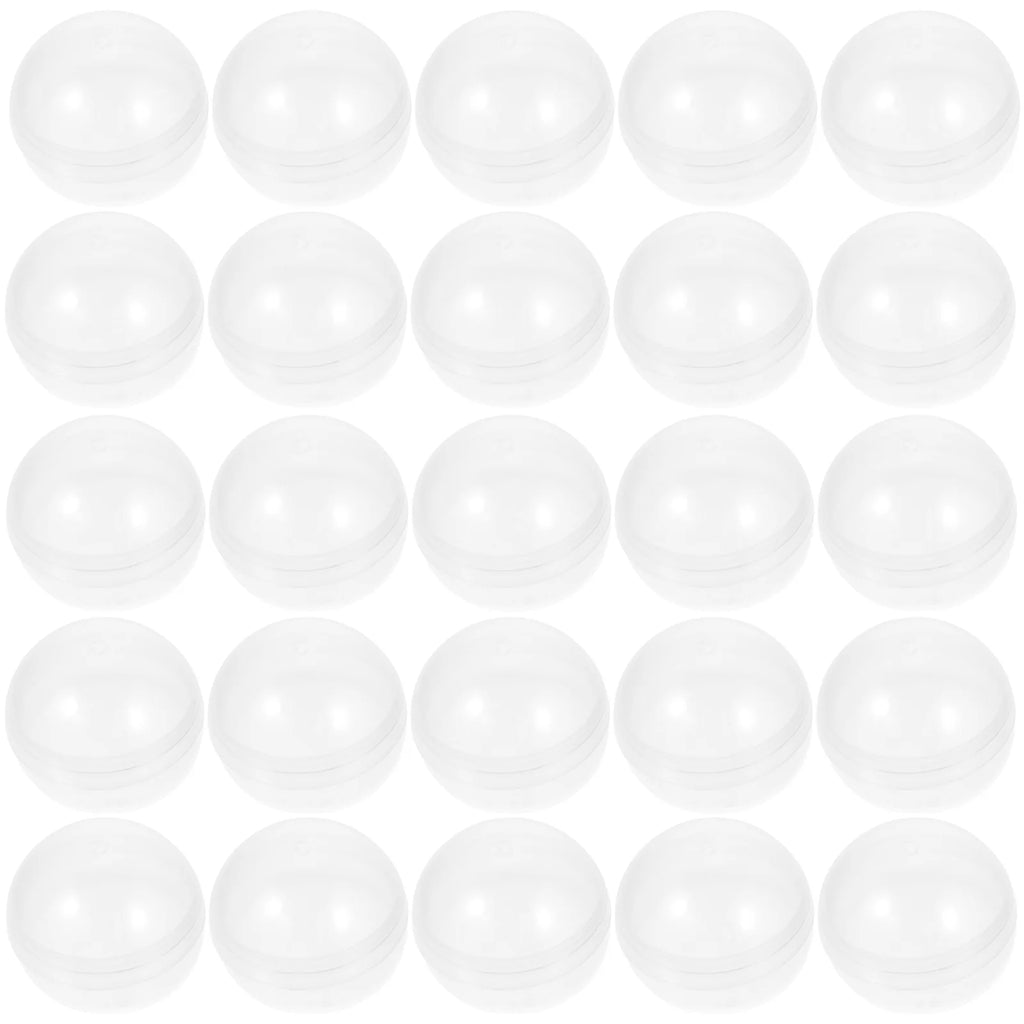 100pcs Clear Plastic Fillable Balls Z54344