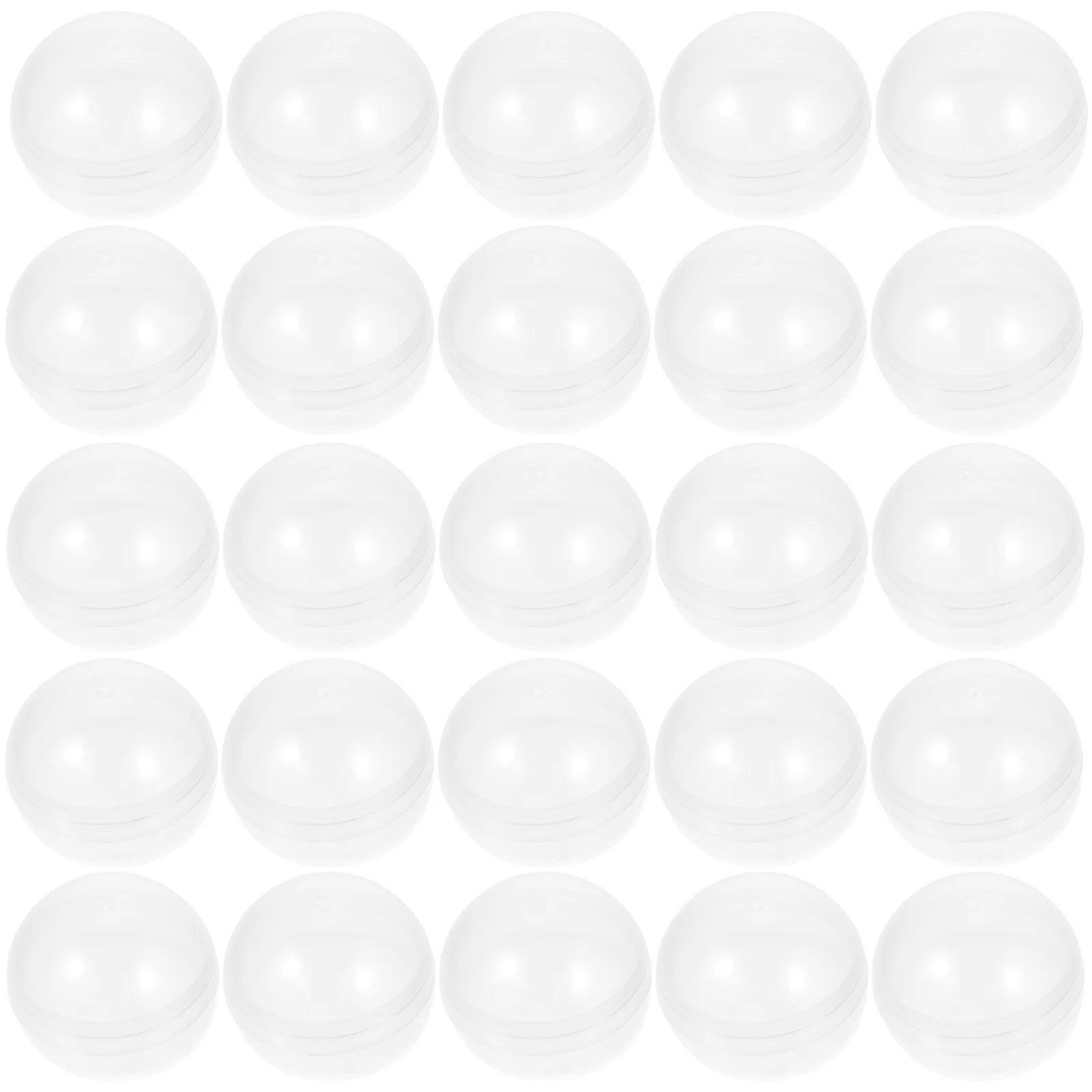 100pcs Clear Plastic Fillable Balls Z54344