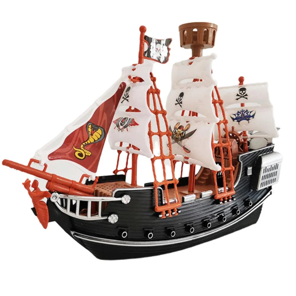 Pirate Ship Pretend Toy Model for Kids N8731