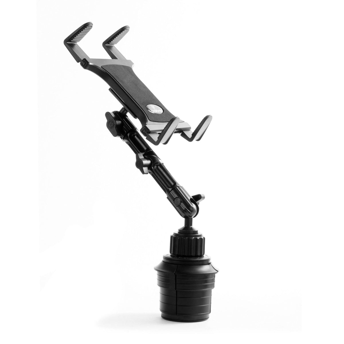 Aluminum 3-Way Adjustable Arm Tablet Cup Holder Mount C2115