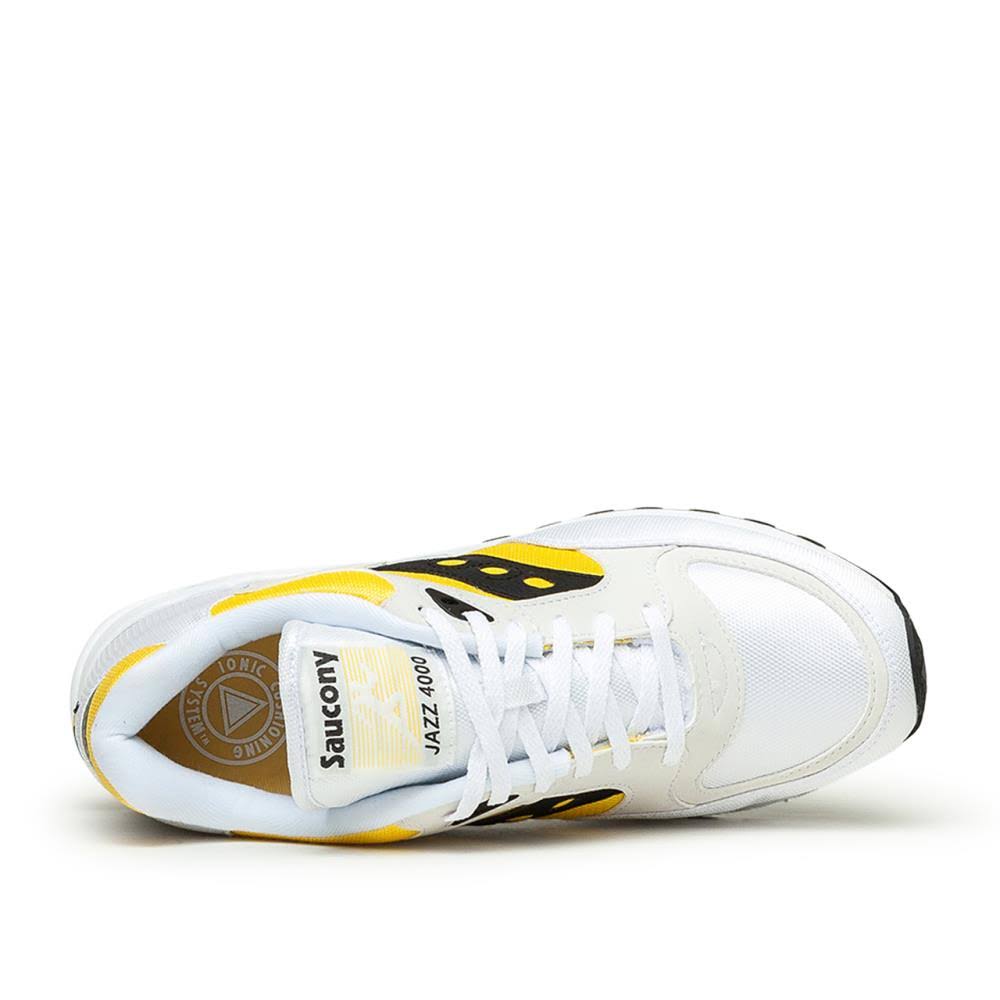 White / Yellow Saucony Jazz 4000 S817013
