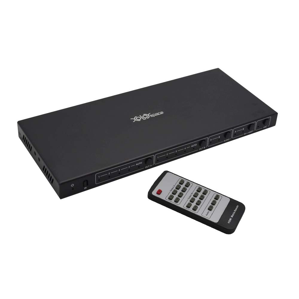 4X2 4K 60HZ HDR HDMI Matrix Switcher with Audio Extractor/ARC G590