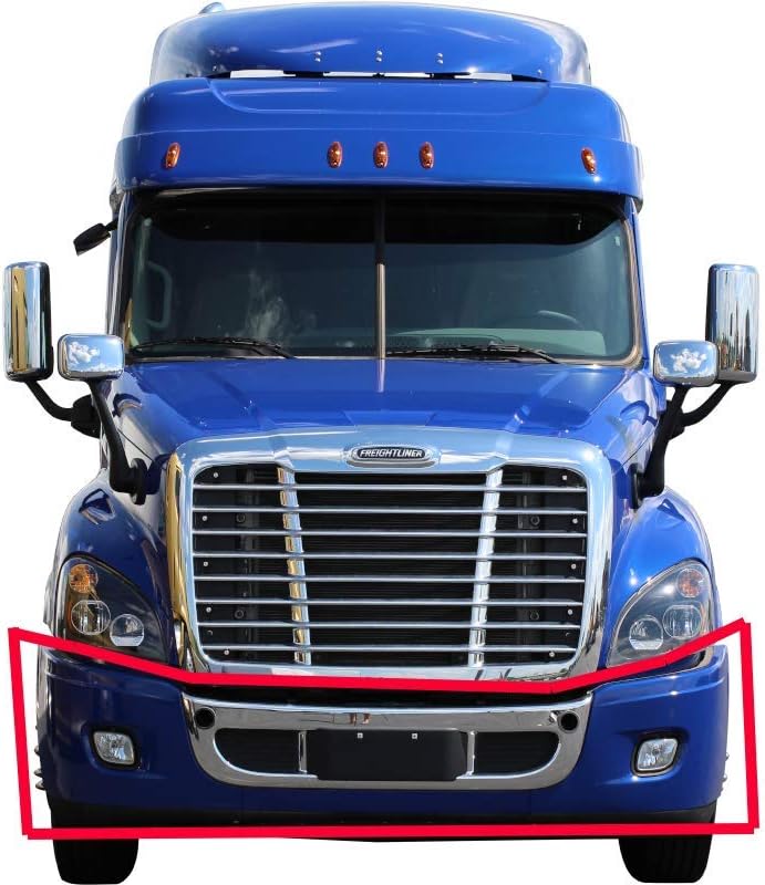 Chrome Bumper with Fog Light hole, Fog Light Pair, License Holder, 2x Windshield Wipers, 3x Face Masks S80505