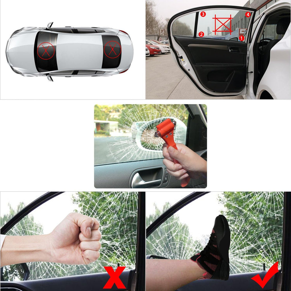 20 PCS Car Safety Hammer Emergency Escape Tool with Seat Belt Cutter O231733