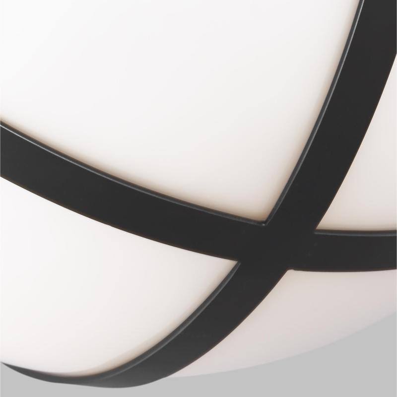 Polished Nickel Two Light Flush Mount U87012