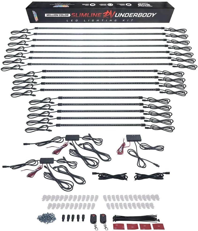 16pc LED Underglow Accent Lighting Kit for Recreational Vehicles K73679