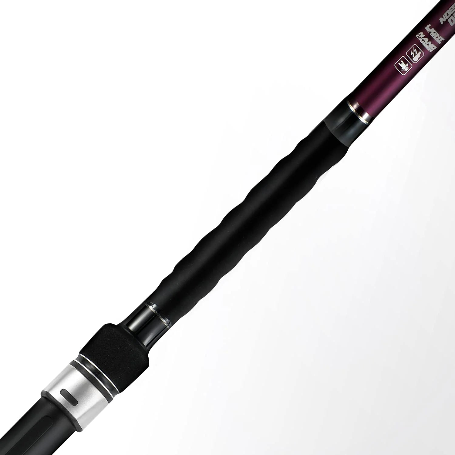 Carbon Fiber Travel Surf Spinning Fishing Rod 2pc Q77655