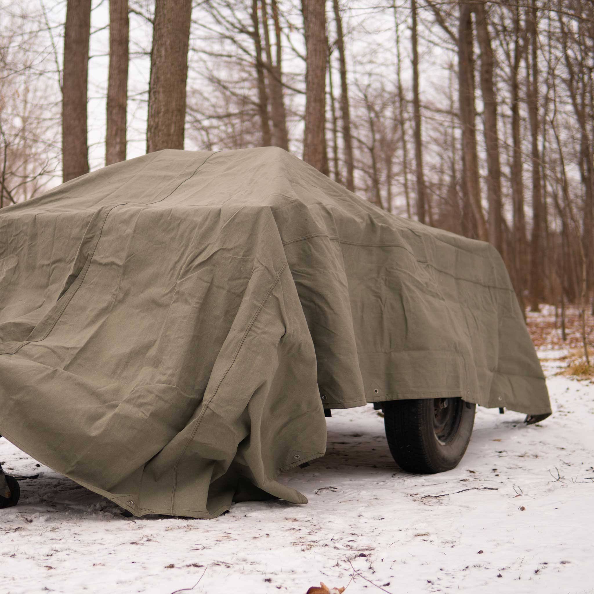 100% Cotton 12' x 16' Heavy Duty Canvas Tarps C657