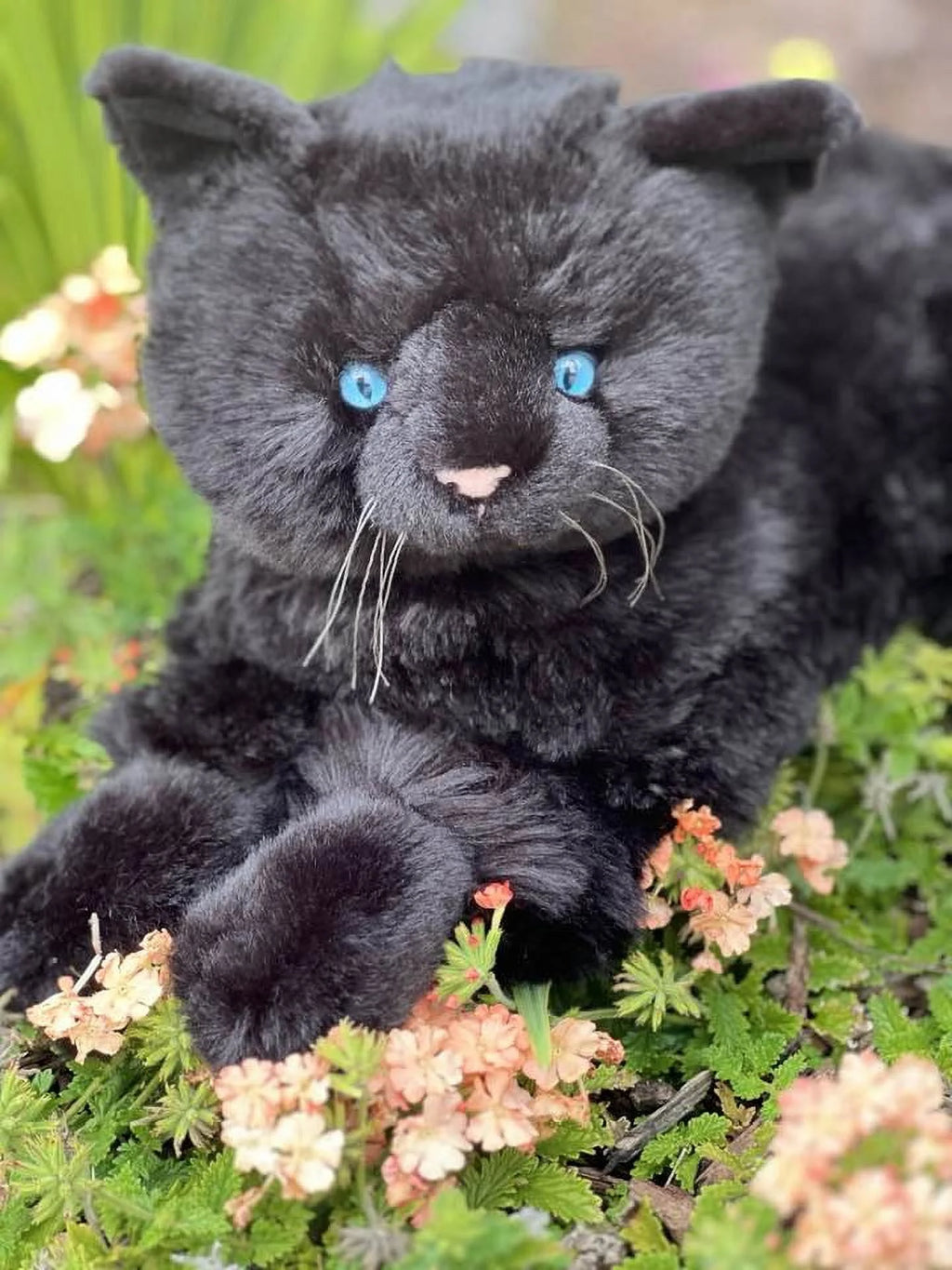19-Inch Plush Cat with Tail J837