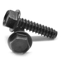 1/4-14 x 1/2 Sheet Metal Screw Hex Washer Head Type B Black Oxide B2317