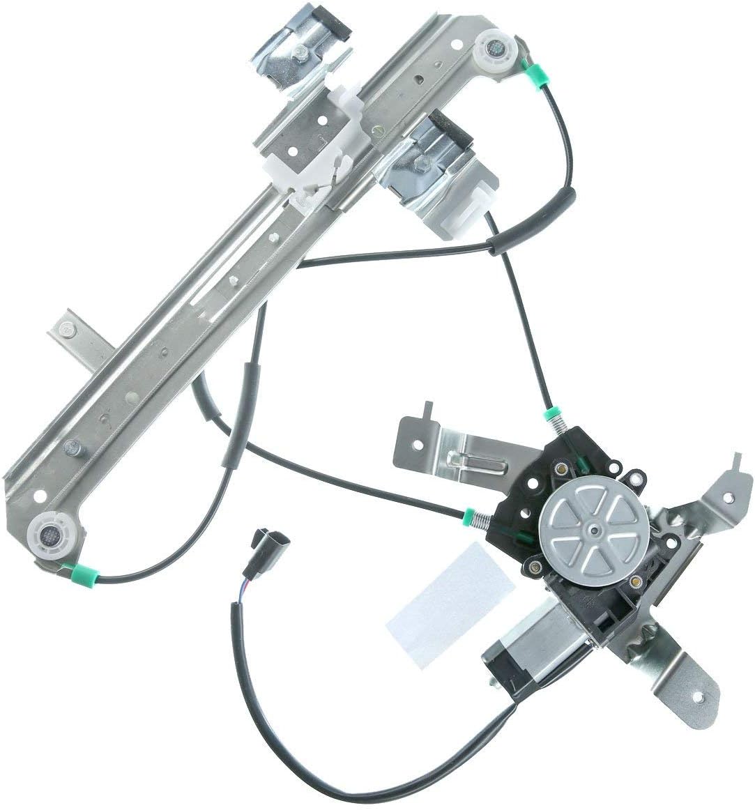 Rear Left Window Regulator with Motor for Chevrolet Tahoe GMC Yukon 2000-2006 Cadillac Escalade 2002-2006 Pack of 2 B48286