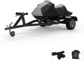 Gray/Black All Weather Jet Ski Covers with Trailer Straps and Storage Bag A28638