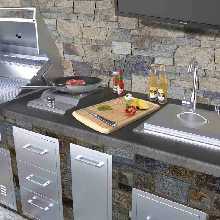Single Burner Natural Gas Counter-Top Cooktop W741