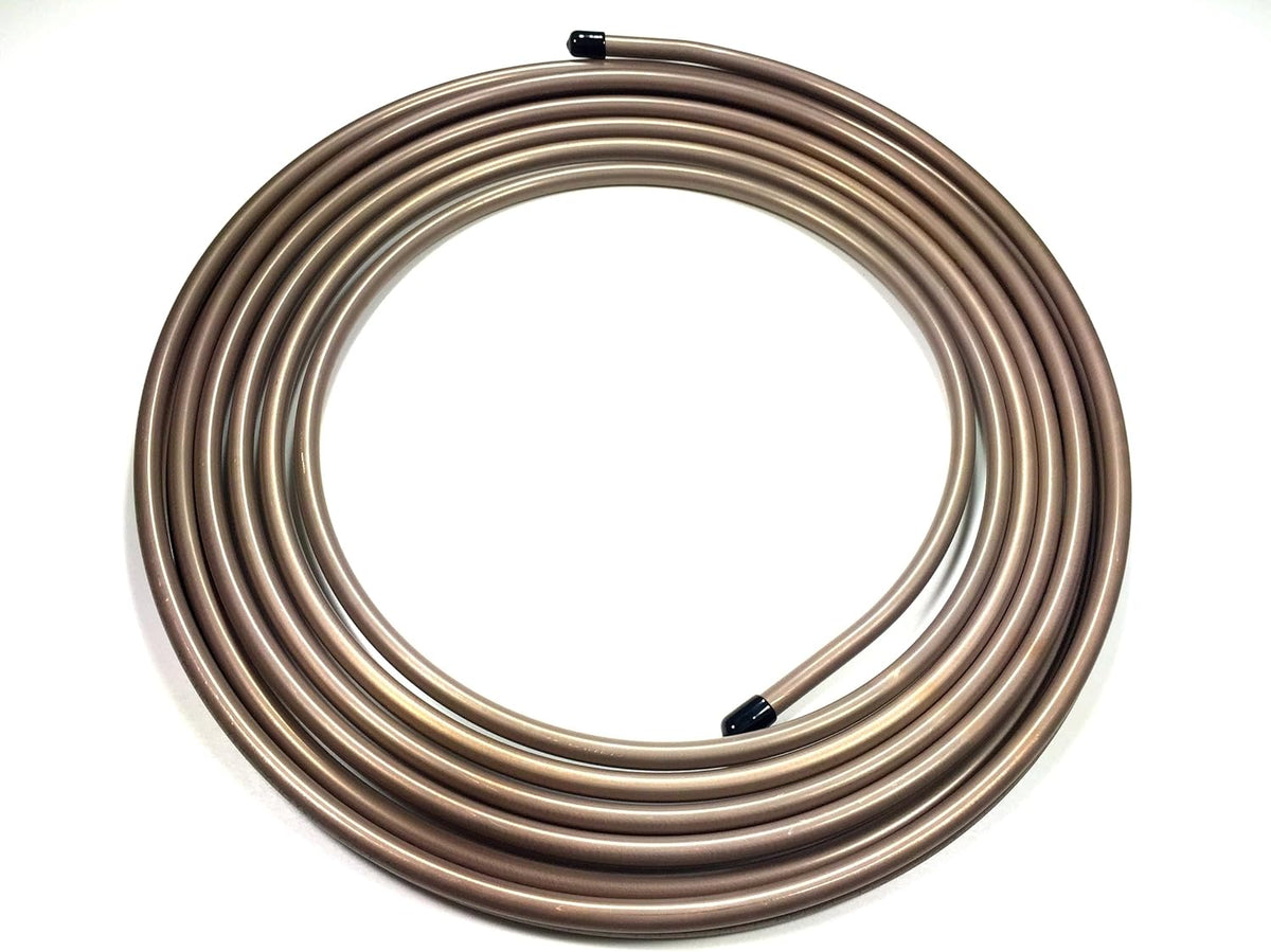 25 ft Copper Nickel Fuel/Transmission Line Coil, 1/2" O.D. Tube, Pack of 2 T182902