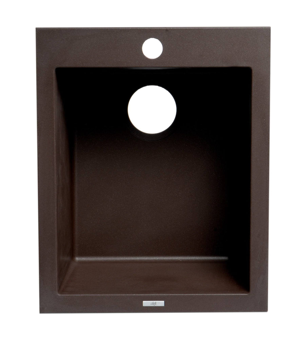 17x22 Drop-in Rectangular Granite Composite Kitchen Prep Sink W358