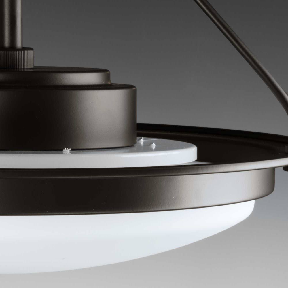 Nickel LED Semi-Flush Light O26792