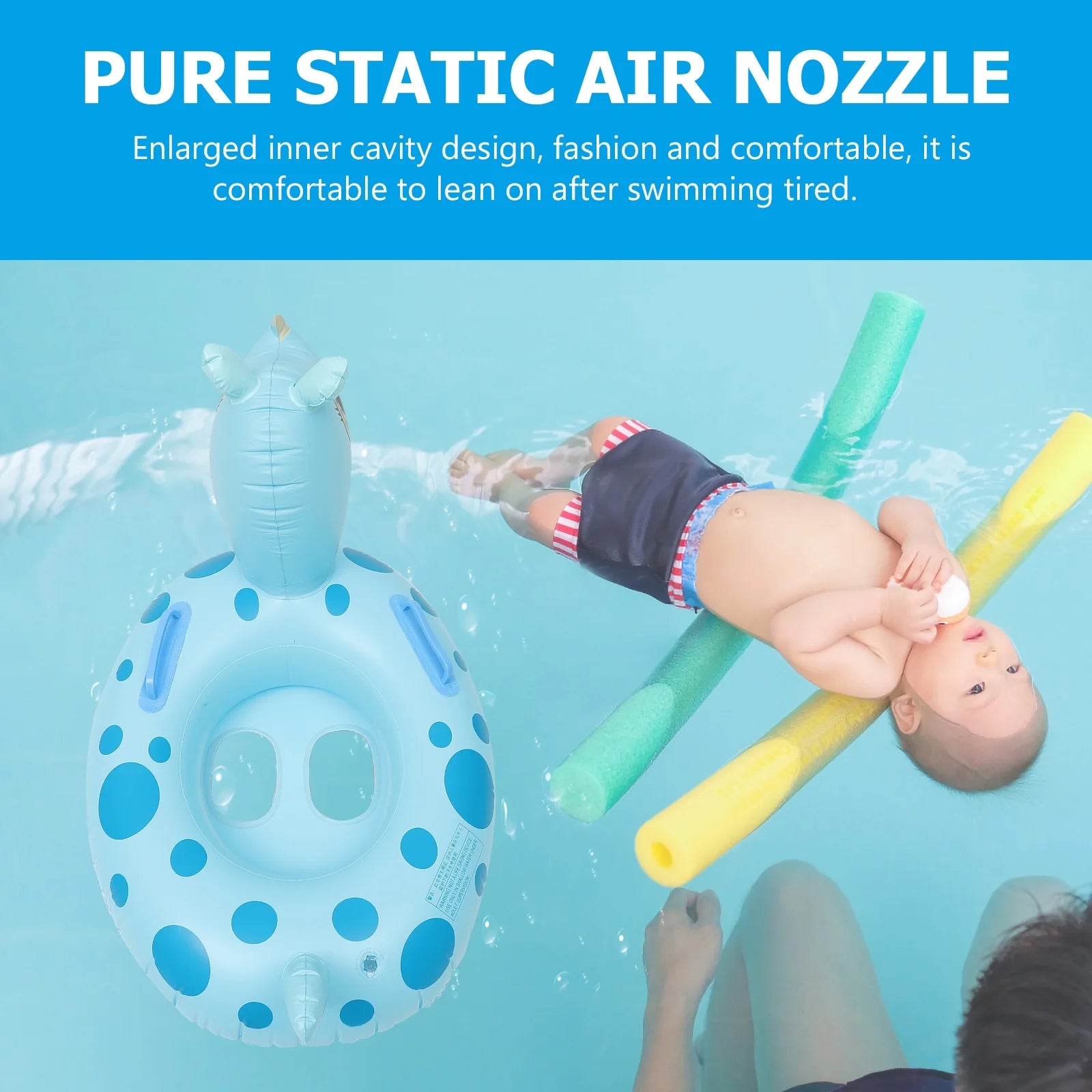 1 Pc Baby Seat Swim Ring Pool Toys E613
