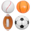 4 Pcs Inflatable Beach Ball Soccer Sports Pool Toys I774904