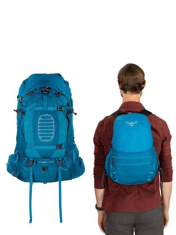 Black / S/M Aether Plus 60 Backpack D618