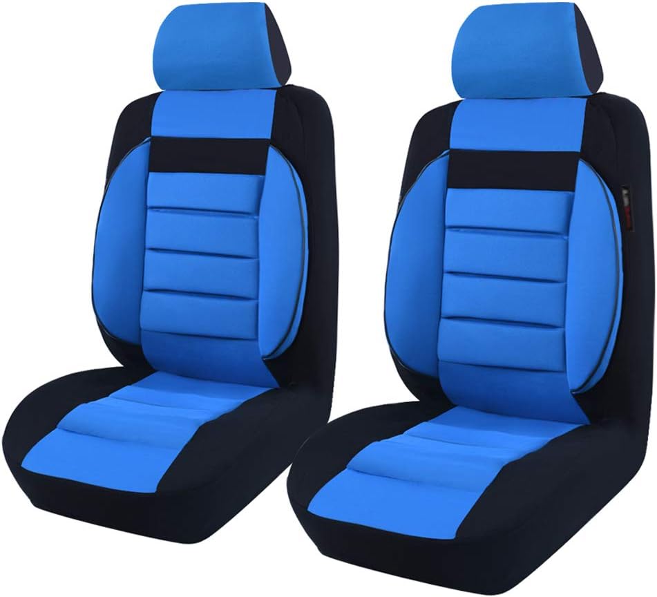 6PCS Black And Blue Car Seat Covers Set L54049