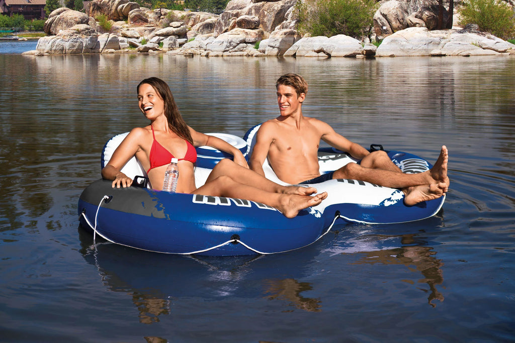 4-Person Floating Island Raft & 2-Person Pool Tube Float G789