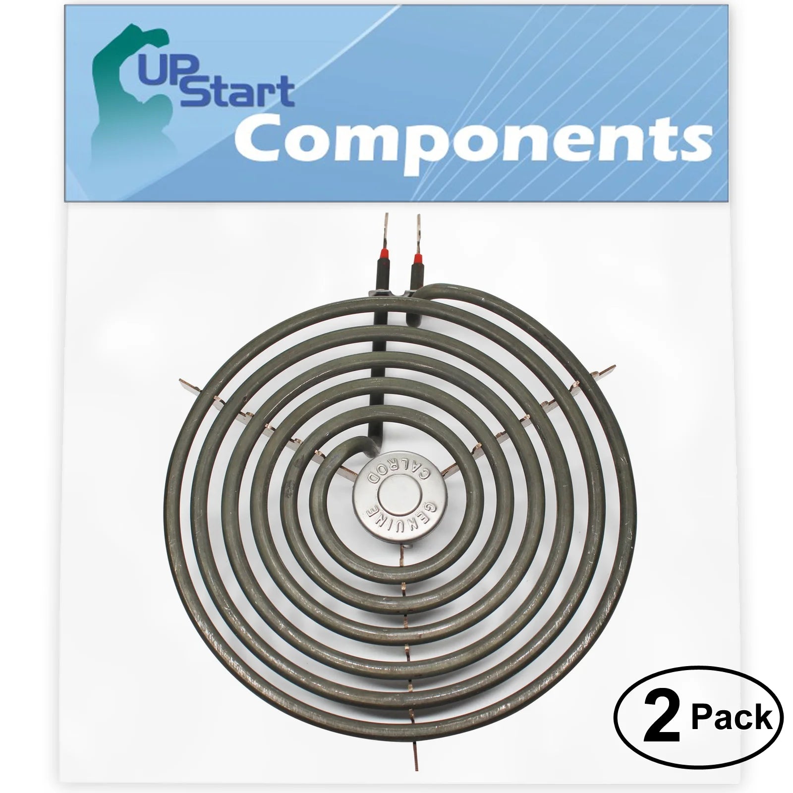 2-Pack 8 inch 6 Turns Surface Burner Element for Range Stove Cooktop U394