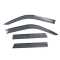 Black Acrylic Window Visors 4PCS Z120720