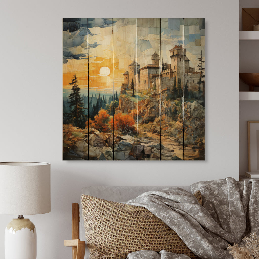 Natural Pine Wood Landscapes Print G628