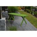 Lime Green Cross-leg Picnic Table F91307
