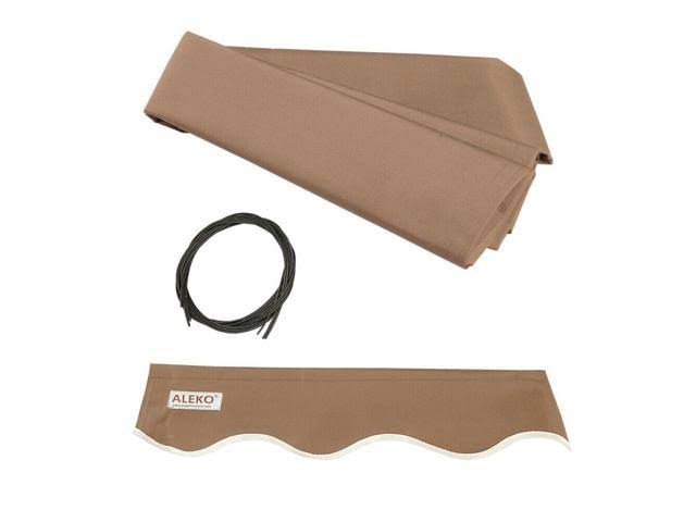 Sand Color Retractable Patio Awning 13 x 10 ft Canopy K85512