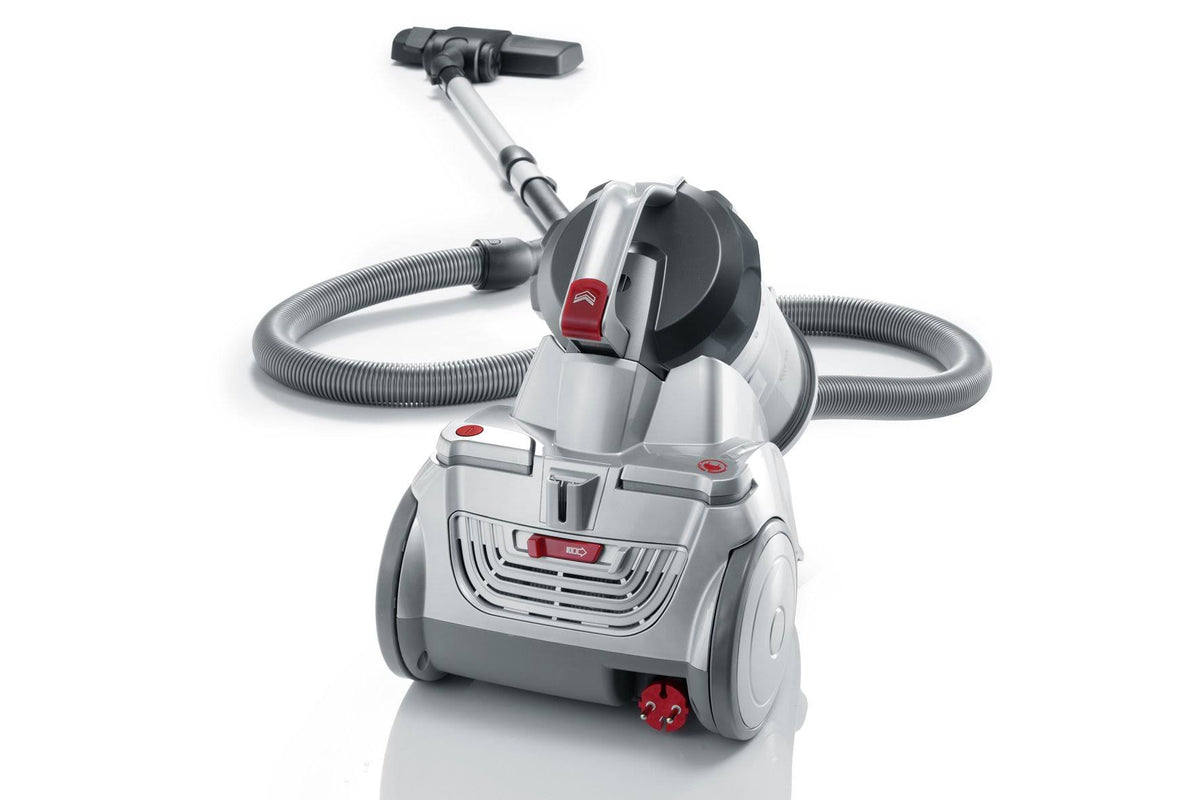 Bagless Canister Vacuum Cleaner, Corded, Polar Silver L853002