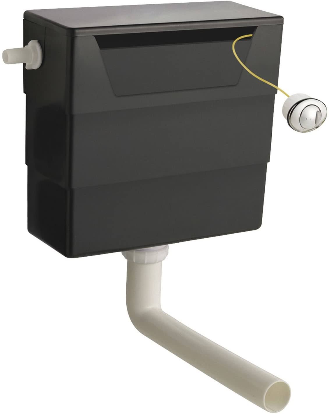 Black Concealed Cistern R13194