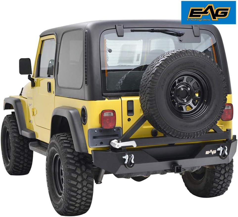 Steel Rear Bumper with Tire Carrier U4661