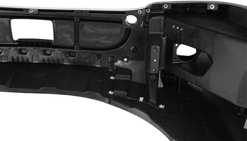Chrome Bumper with Fog Light hole, Fog Light Pair, License Holder, 2x Windshield Wipers, 3x Face Masks S80505