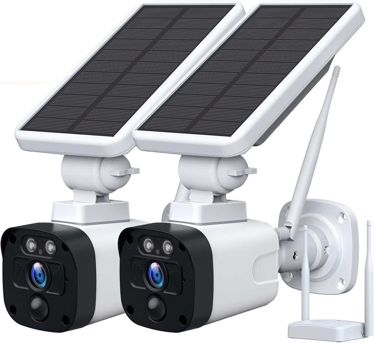 3 Solar Camera Set Wireless Security Camera System with Base Station X633755