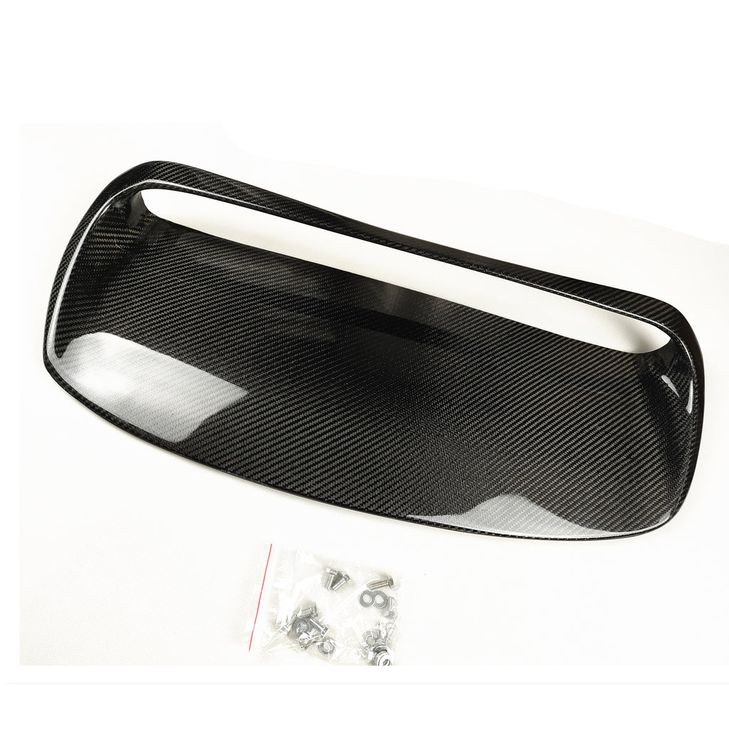 Black Carbon Fiber Hood Bonnet Vent Scoop P16966