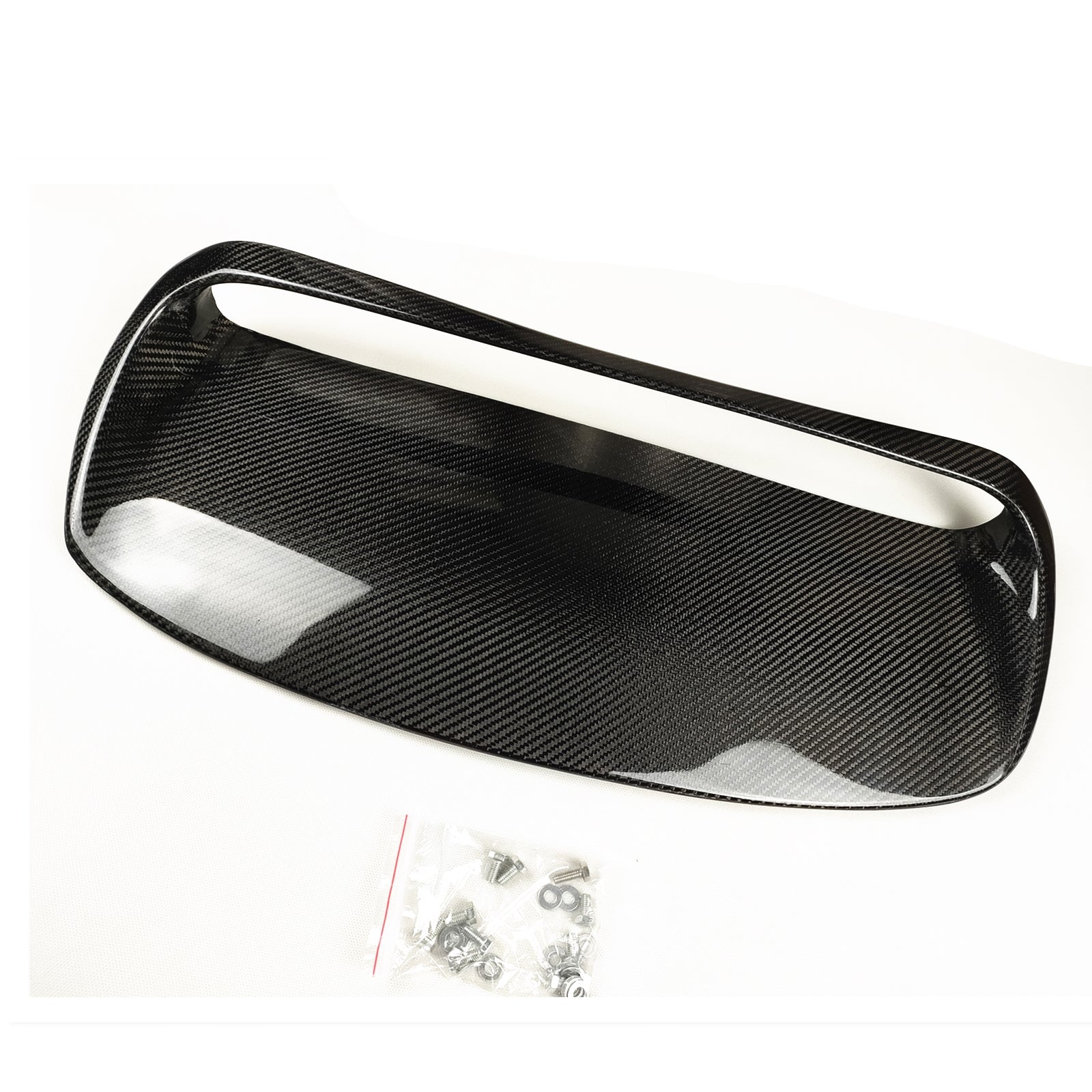 Black Carbon Fiber Hood Bonnet Vent Scoop P16966