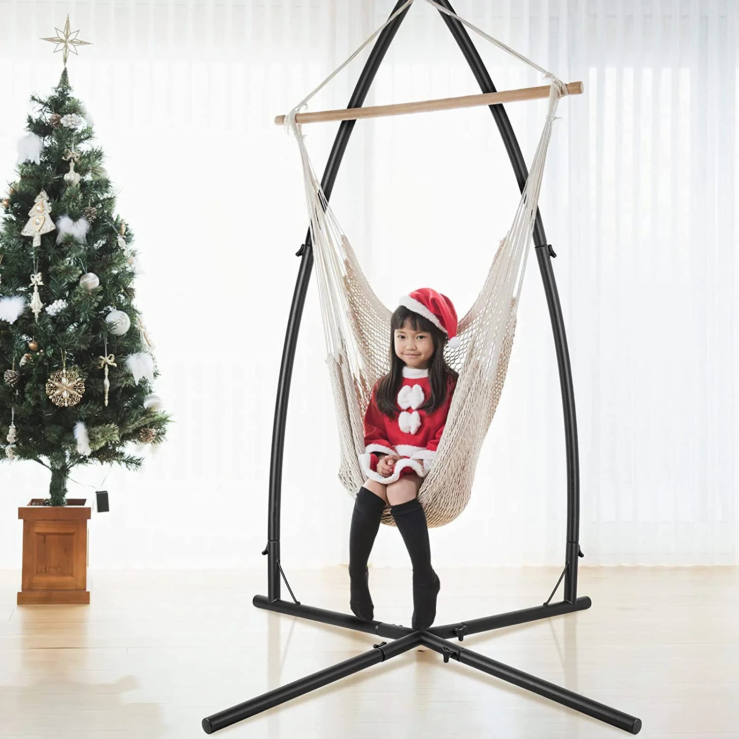 Heavy Duty X-Base Steel Hammock Chair Stand I860