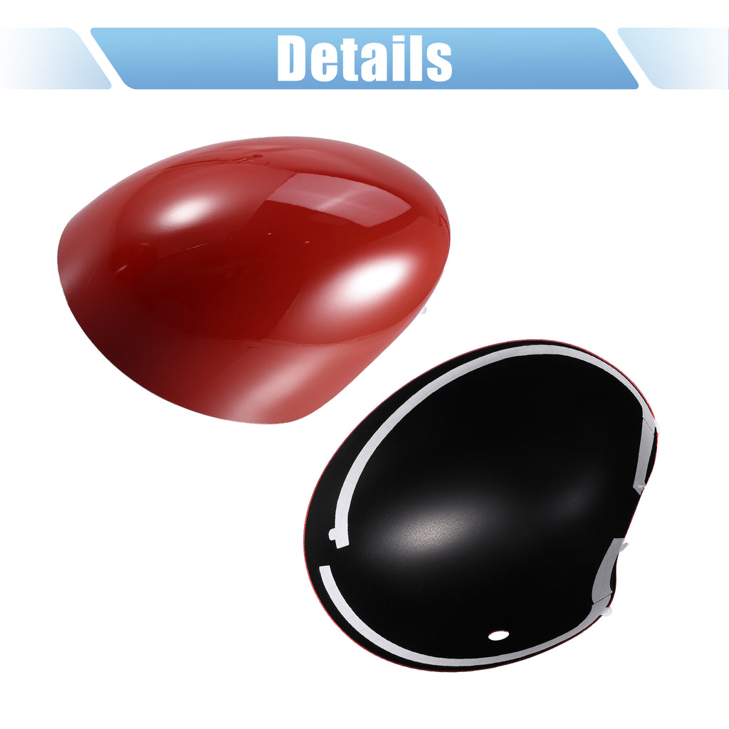 Red Exterior Rear View Mirror Cover with Induction Hole T997359
