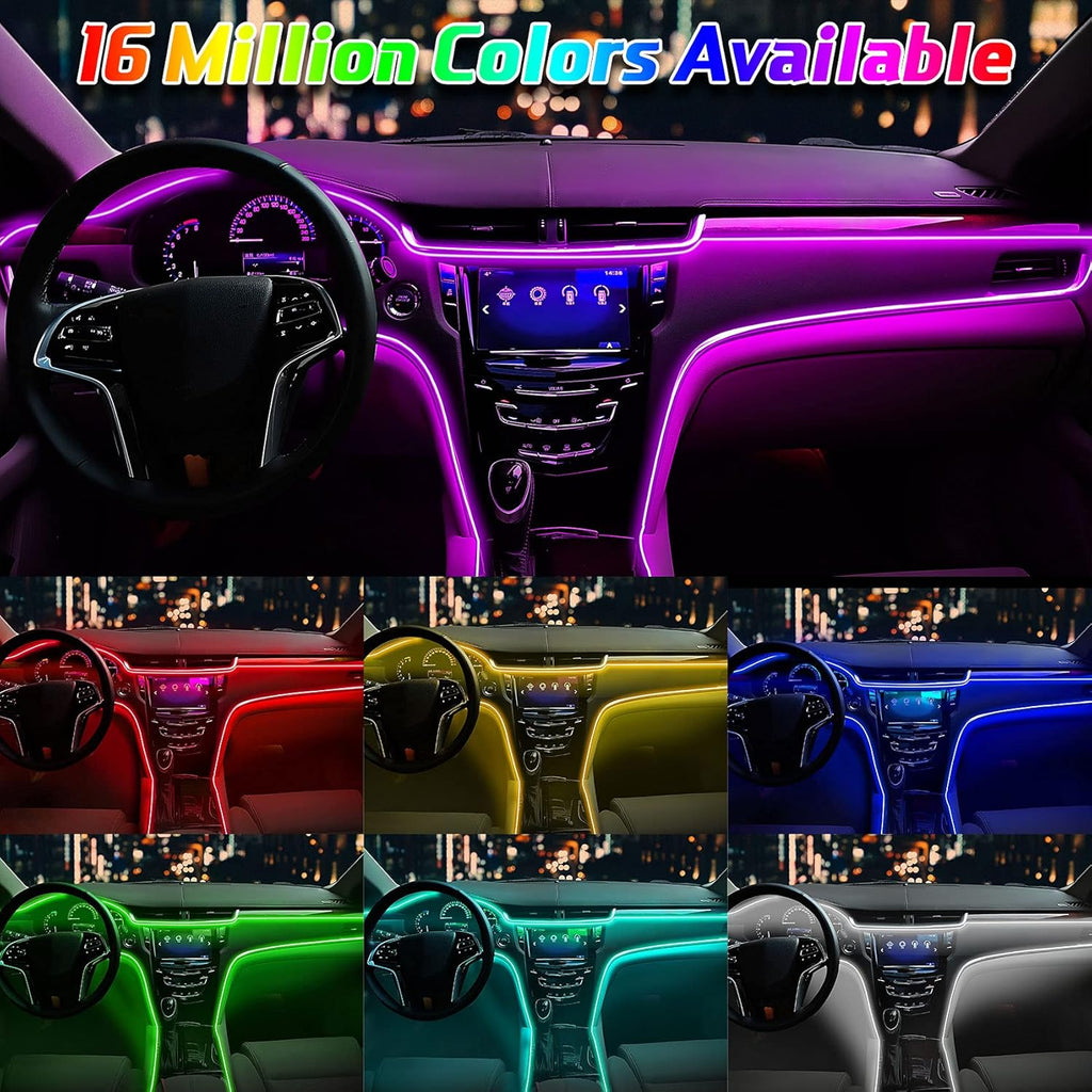 10 in 1 Car LED Strip Lights with APP Control B530271
