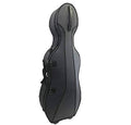 3/4 Gray Cello Foamed Case with Two Wheels and Rosin V849