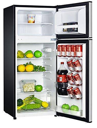 4.5 Cu ft Top Mount Refrigerator Stainless Q48144