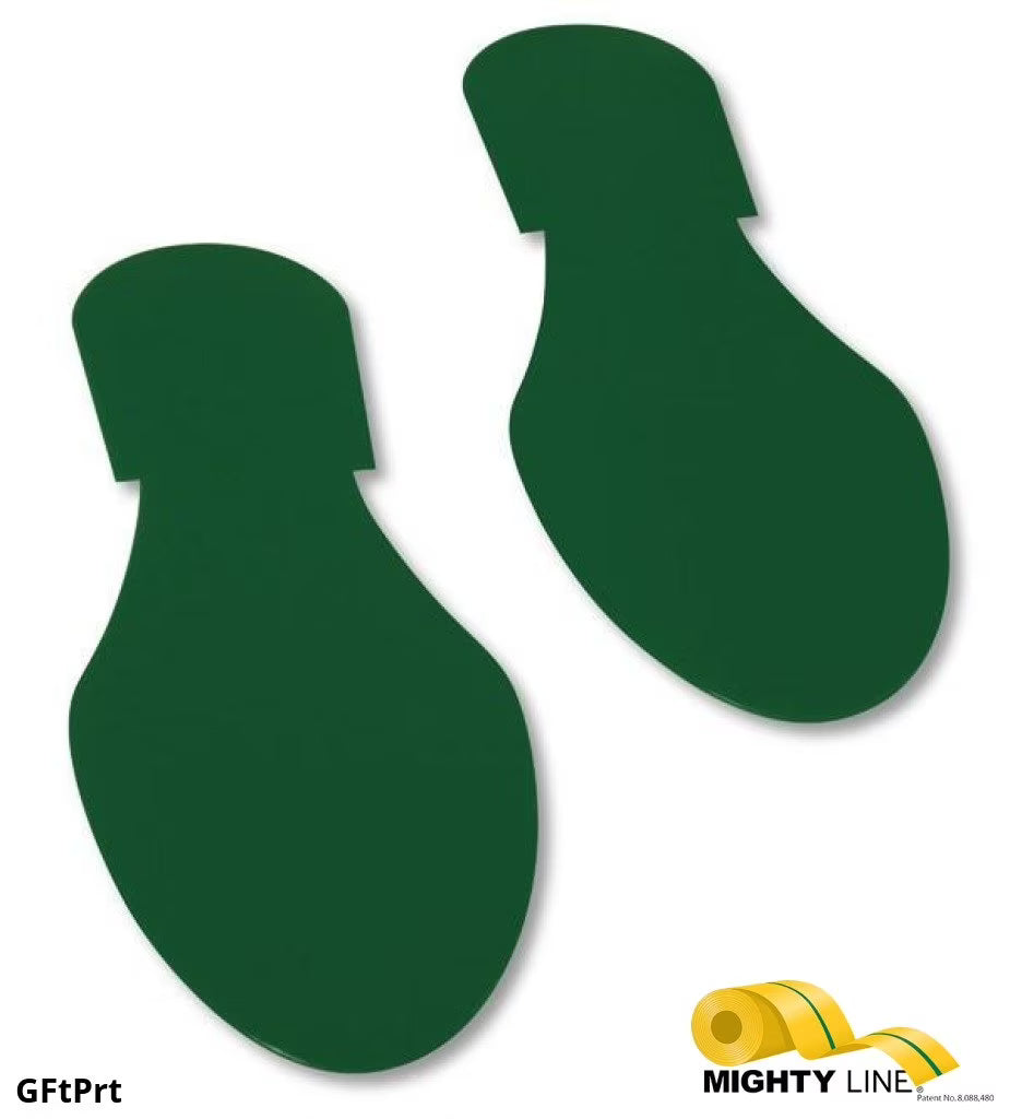 GREEN Footprint - Pack of 50 I52534
