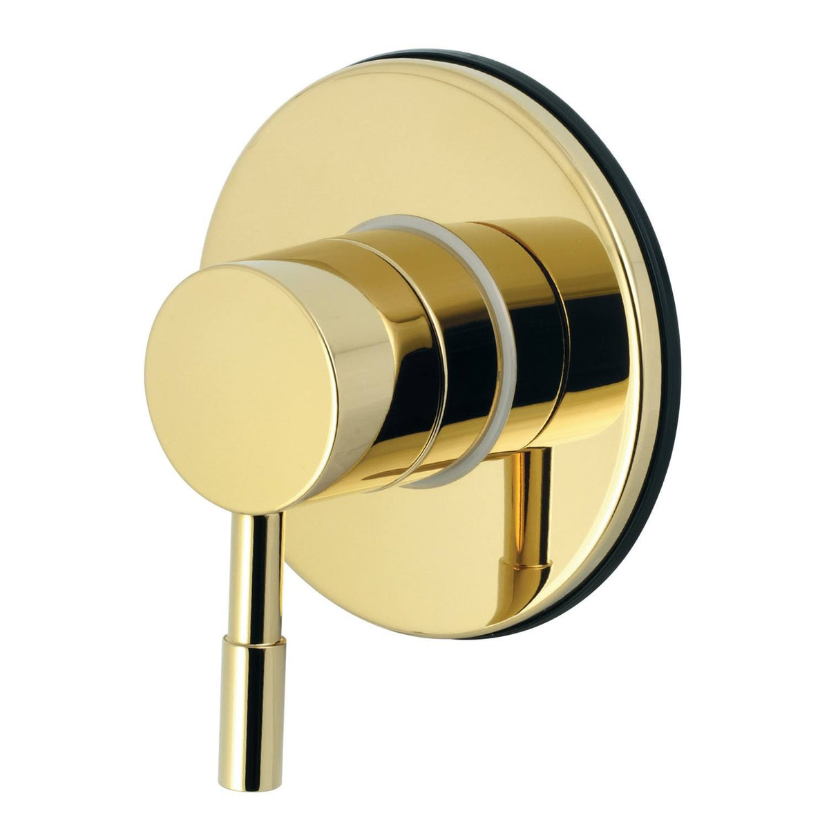 Polished Brass Three-Way Diverter Valve with Trim Kit O89792