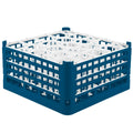 Royal Blue 20 Compartment Polypropylene Rack Q389
