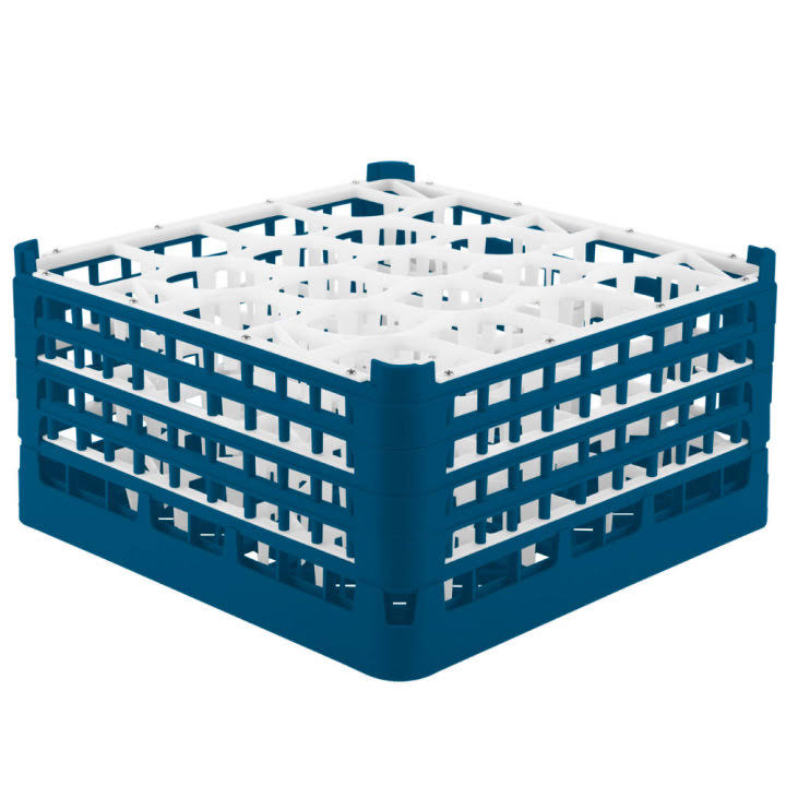 Royal Blue 20 Compartment Polypropylene Rack Q389