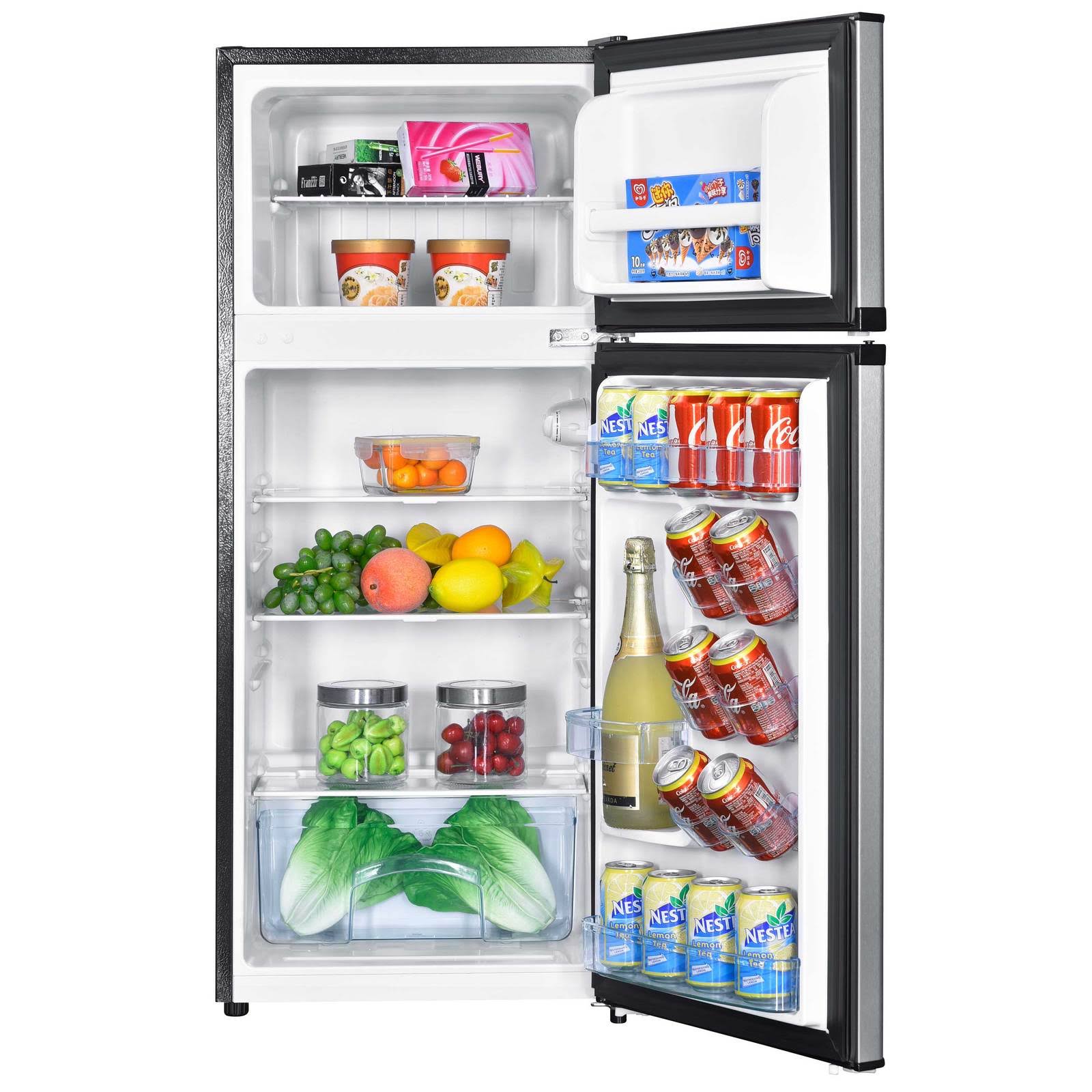 4.5 Cu ft Top Mount Refrigerator Stainless Q48144