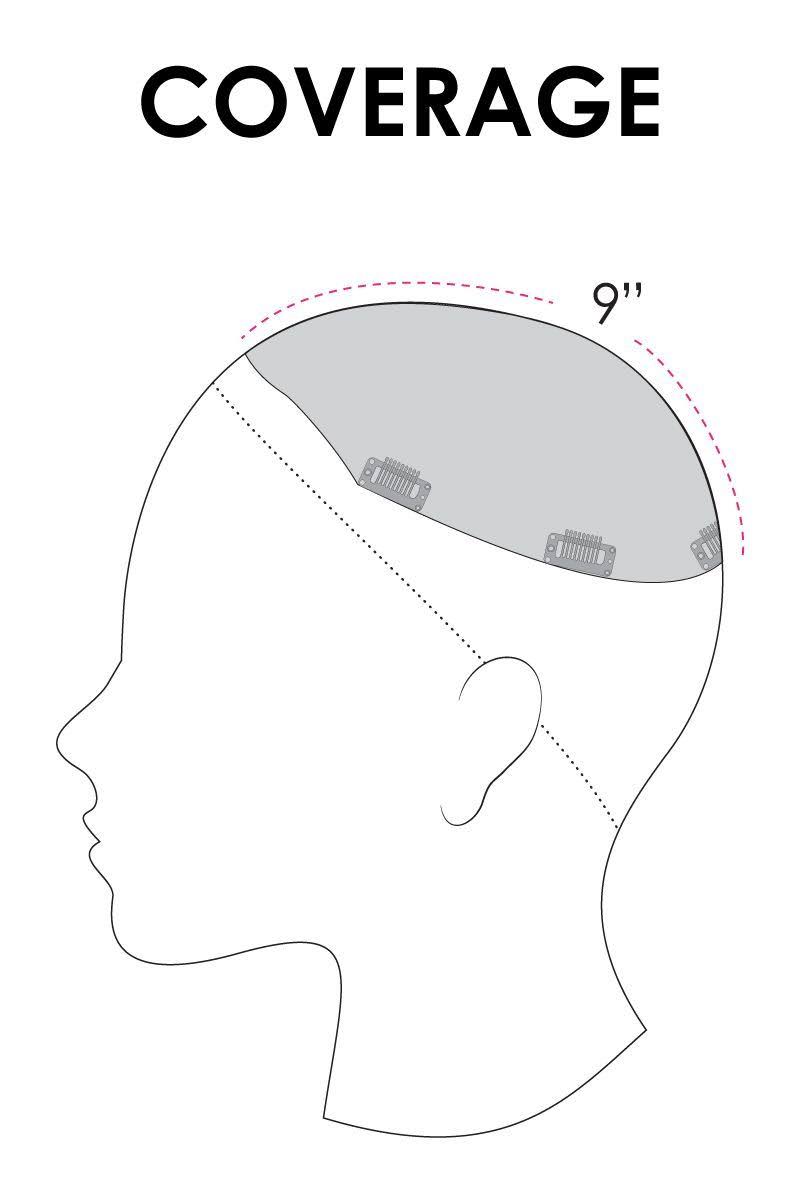 Synthetic 12x22 Hair Toppers C880794