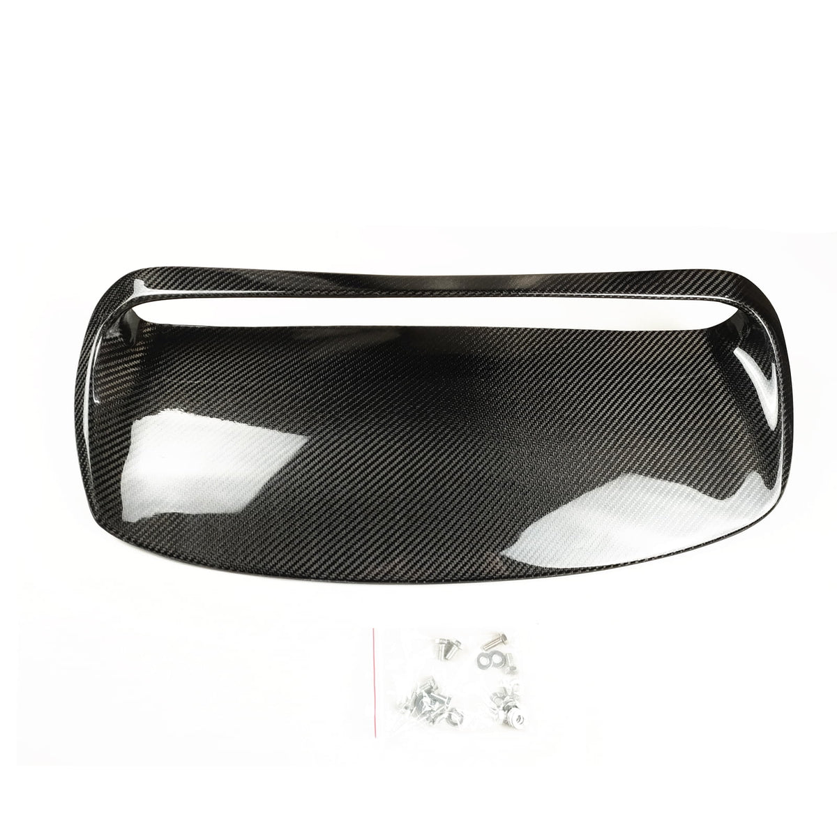 Black Carbon Fiber Hood Bonnet Vent Scoop P16966